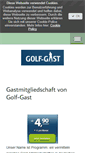 Mobile Screenshot of golf-gast.de