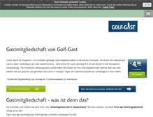 Tablet Screenshot of golf-gast.de